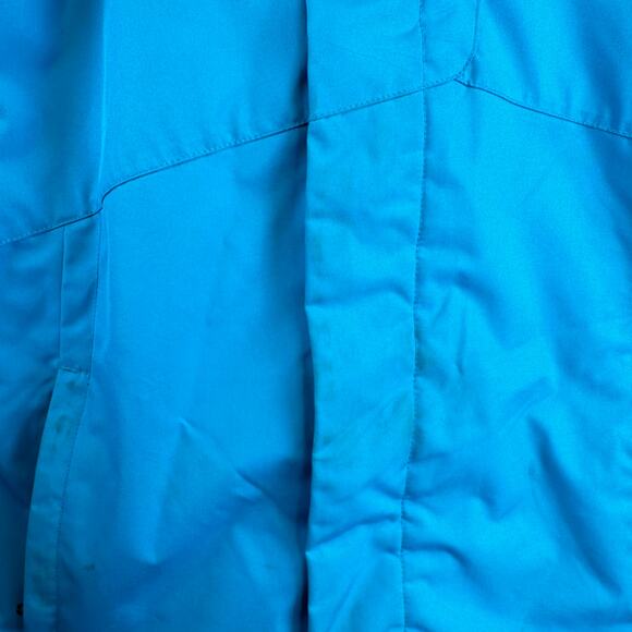 Spyder Leader Full Zip Insulated Winter Jacket Blue Black Colorblock Youth 14 - Picture 5 of 16